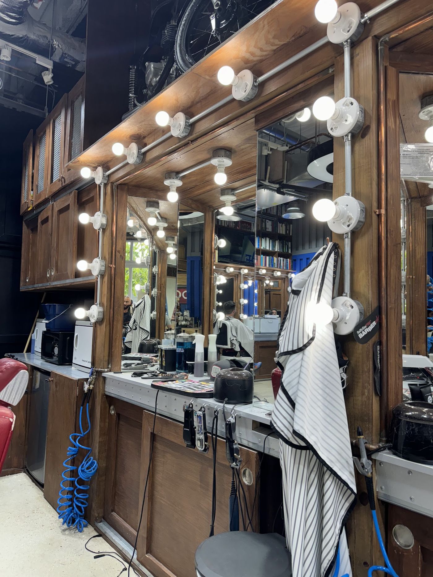 Inside The Spot Barbershop Design District