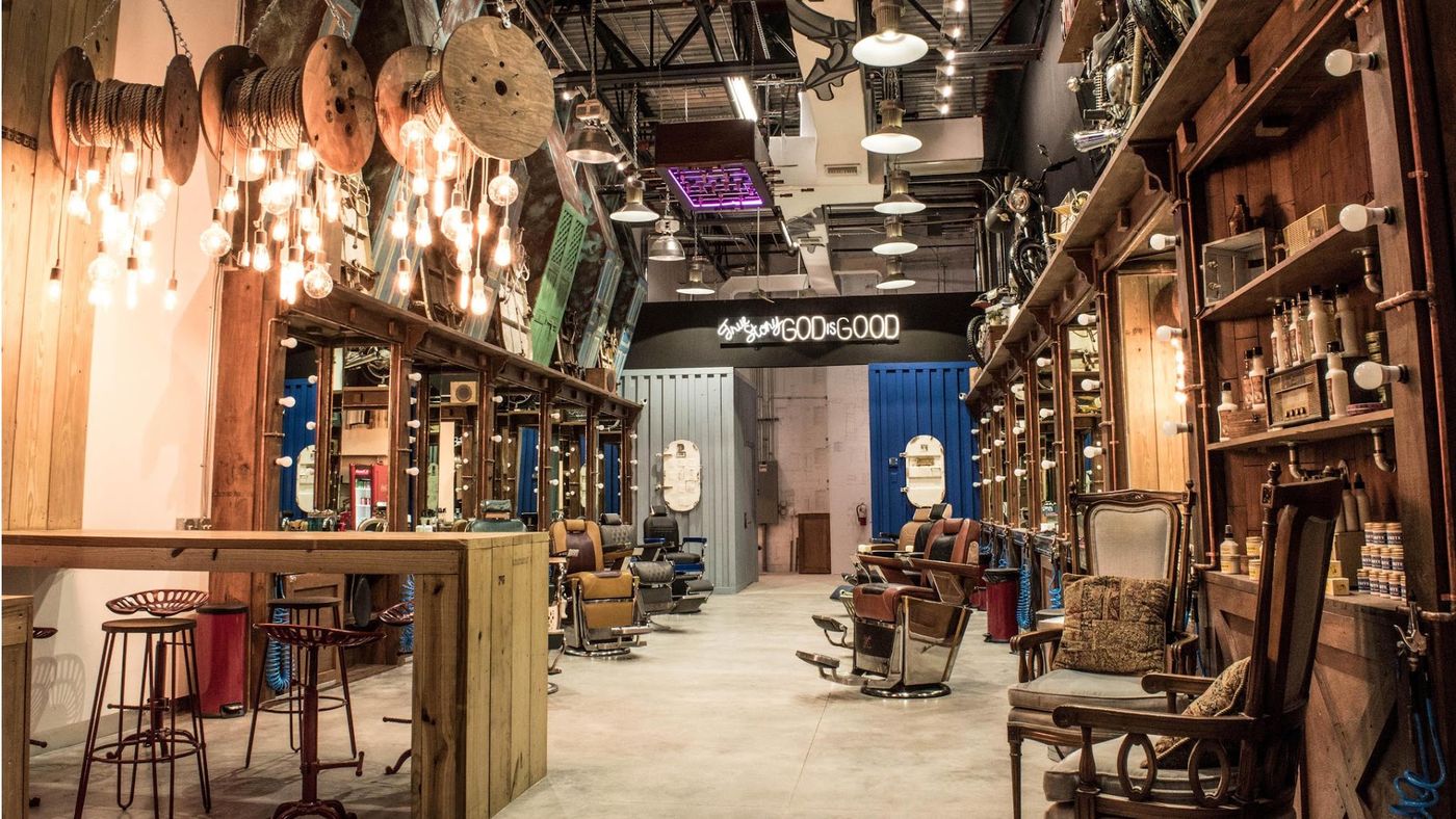 Inside The Spot Barbershop Doral Downtown