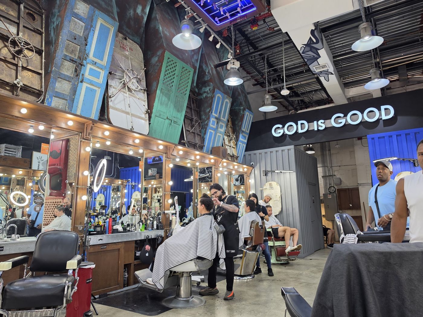 Inside The Spot Barbershop Doral Downtown
