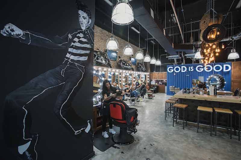 Inside The Spot Barbershop Mizner Park