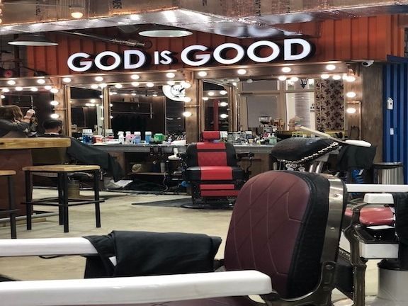 Inside The Spot Barbershop Mizner Park